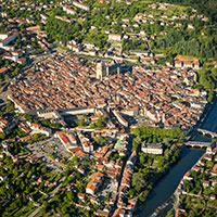 Photo aerienne bastide villefranche